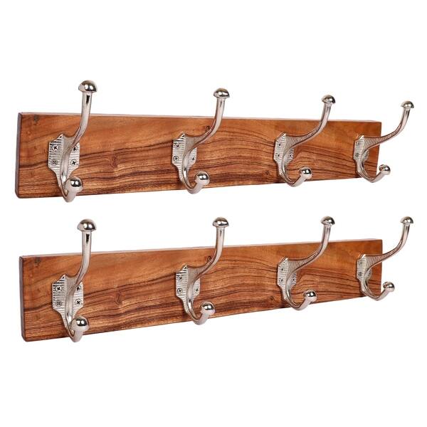 Shop Porch Den Meeker Hard Wood Utility Wall Mounted Coat Rack