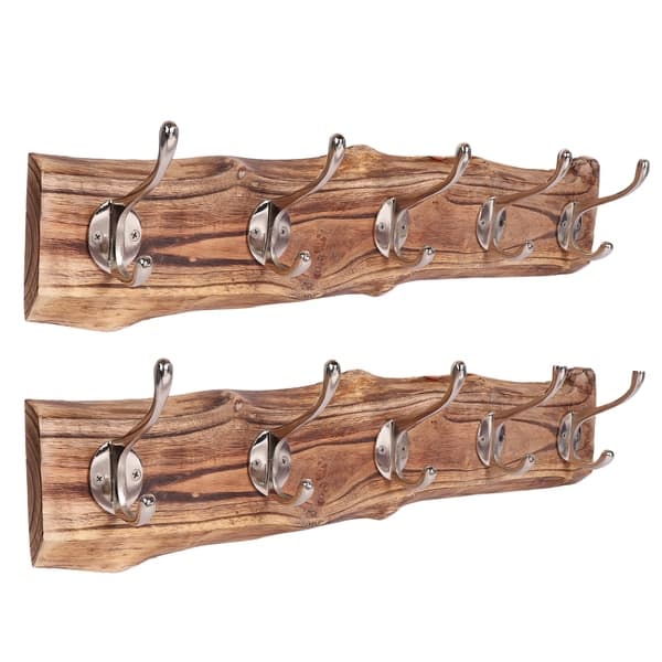 Shop Porch Den Meeker Hard Wood Utility Wall Mounted Coat Rack