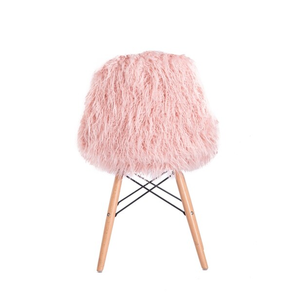 white fuzzy chair target