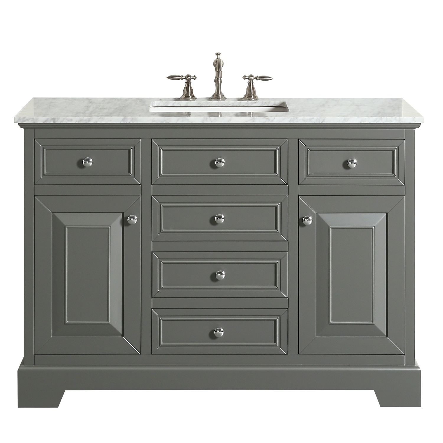 Willow Collections 42 in. W x 22 in. D Manhattan Oak Wood Single Sink ...