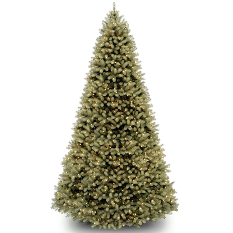 National Tree Company 10 ft. Downswept Douglas Fir Tree with Dual Color LED Lights - 10 Foot