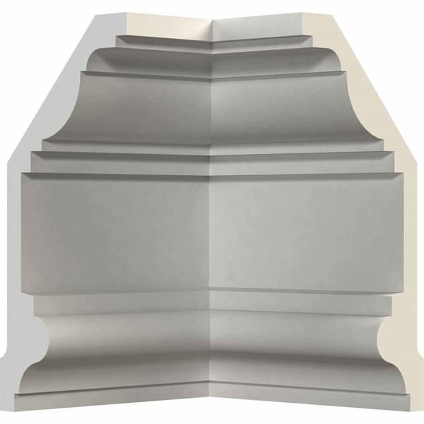 9"P x 4"H Inside Corner Moulding (matches moulding MLD02X02X03DE)