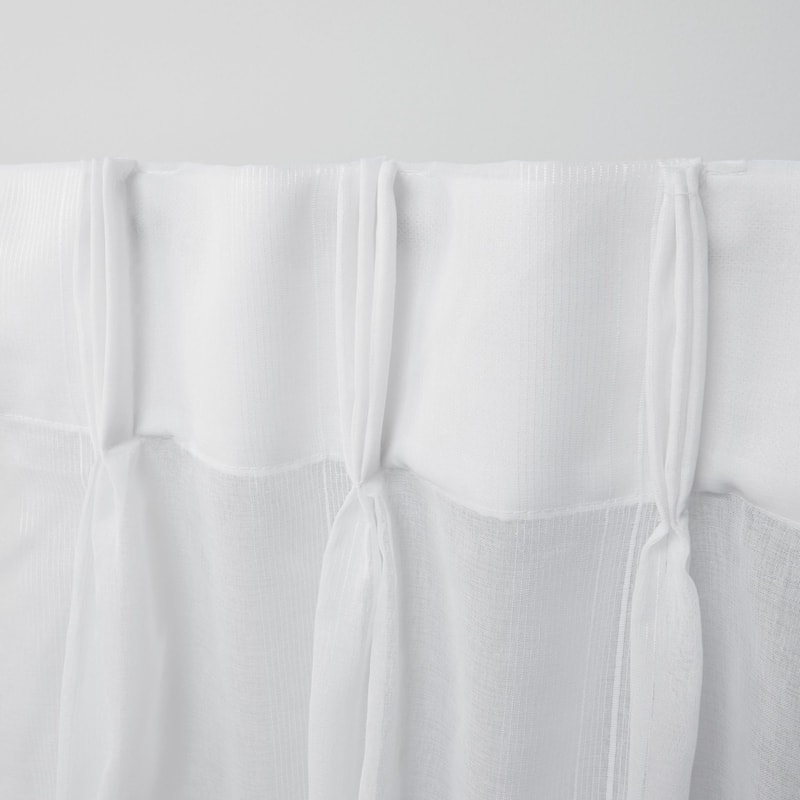 ATI Home Penny Sheer Pinch Pleat Curtain Panel Pair