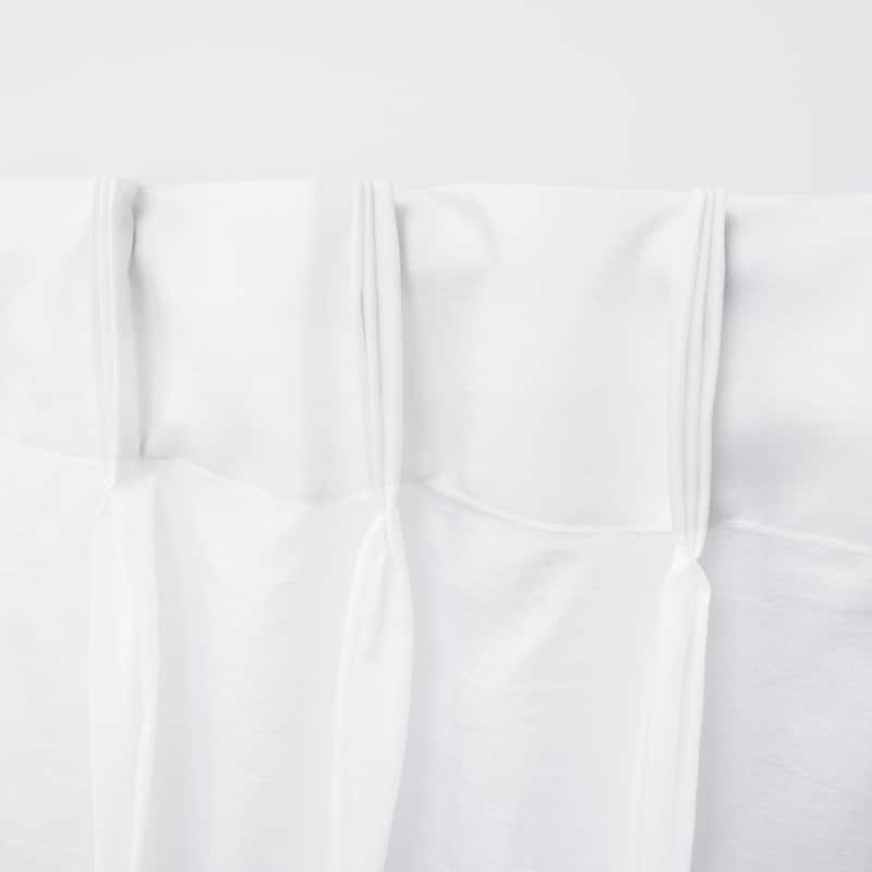 ATI Home Wilshire Burnout Sheer Hidden Tab Top Sheer Panel Pair
