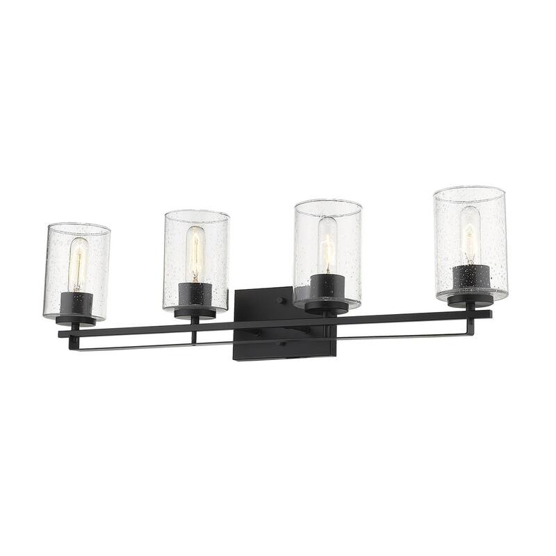 Orella 4-light Matte Black Wall Sconce