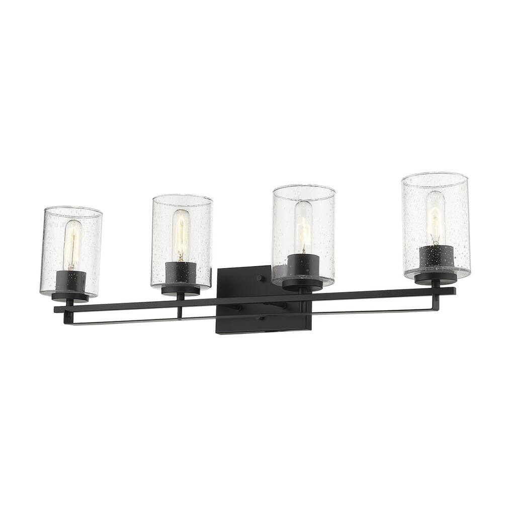Orella 4-light Matte Black Wall Sconce