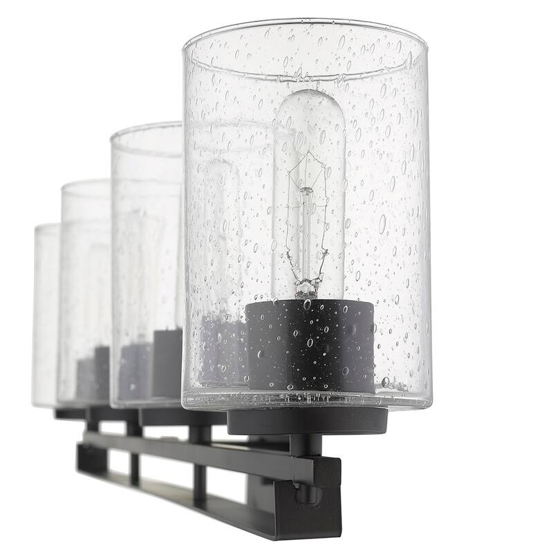 Orella 4-light Matte Black Wall Sconce
