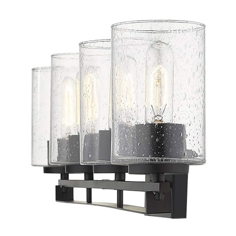 Orella 4-light Matte Black Wall Sconce