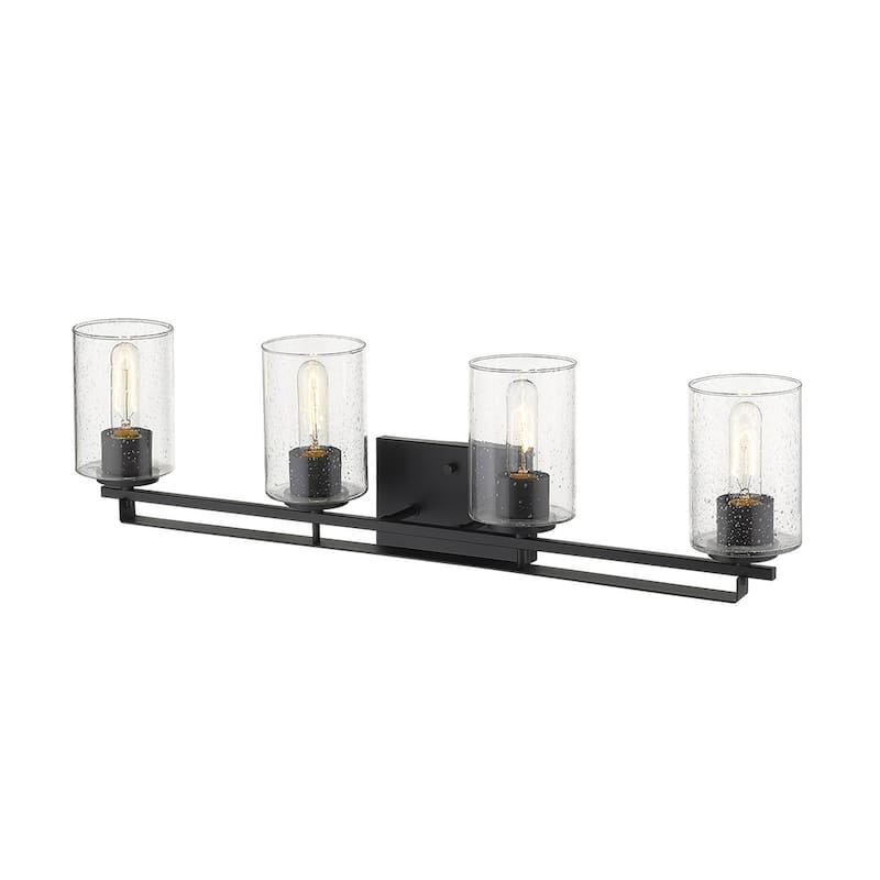Orella 4-light Matte Black Wall Sconce