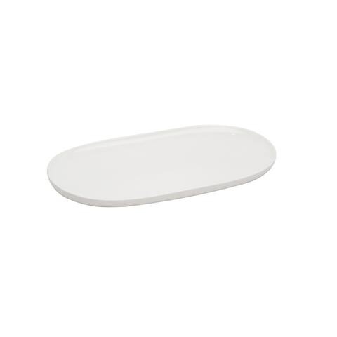 Christopher Knight Collection Simplicity Oval Coupe Platter 12" x 6.75"