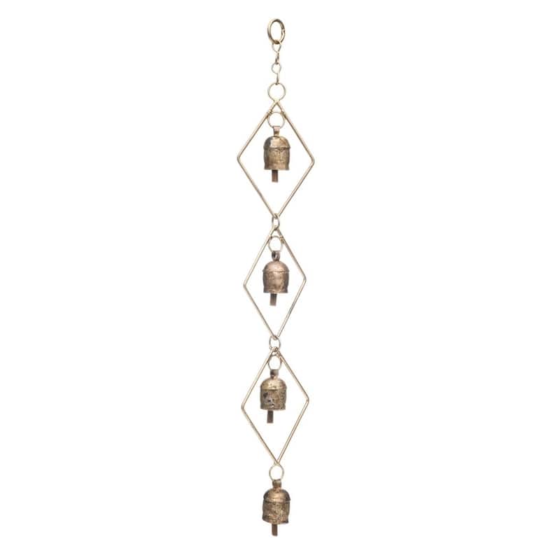 Handmade Delicate Diamond Bell Chime (India)