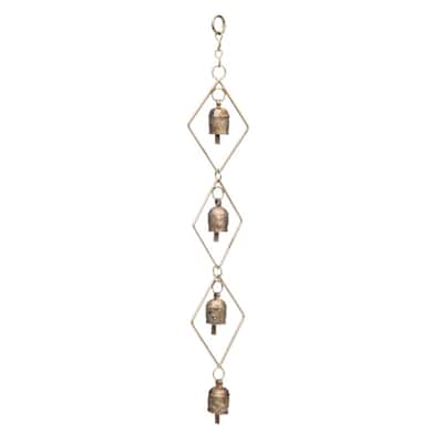 Handmade Delicate Diamond Bell Chime (India)