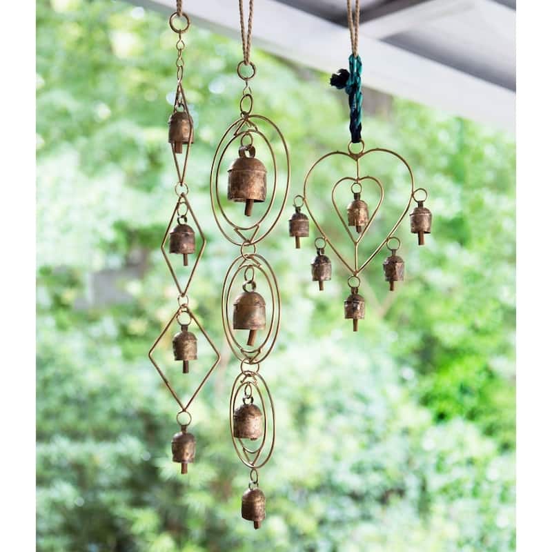 Handmade Delicate Diamond Bell Chime (India)