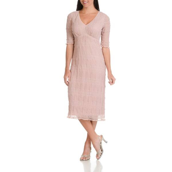 rabbit rabbit lace dress Rabbit Rabbit Rabbit Designs Women's Stretch Lace Empire-waist Dress Size 6  in Dusty Rose (As Is Item) - Bed Bath & Beyond