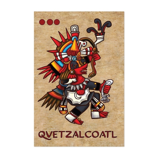 Noir Gallery Aztec God Mexican Mythology Unframed Art Print/Poster