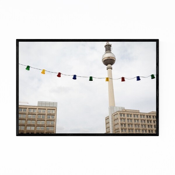 Noir Gallery Berlin TV Tower Germany Urban Framed Art Print