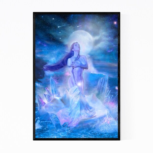 Noir Gallery Feminine Figurative Fantasy Framed Art Print