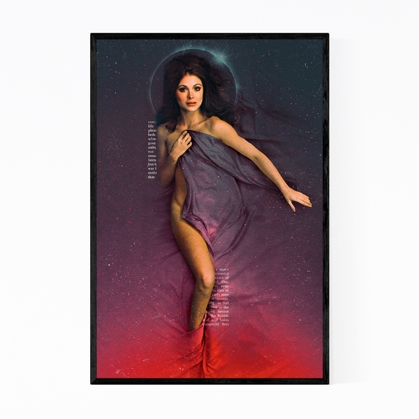Noir Gallery Feminine Figurative Collage Framed Art Print
