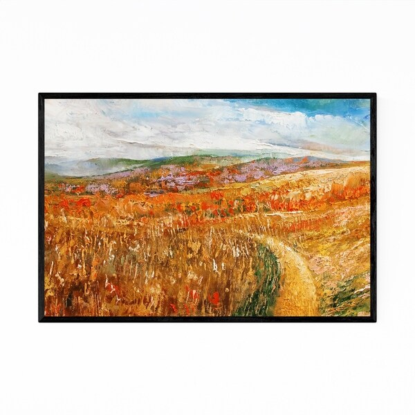 Noir Gallery Nature Mountains Abstract Framed Art Print