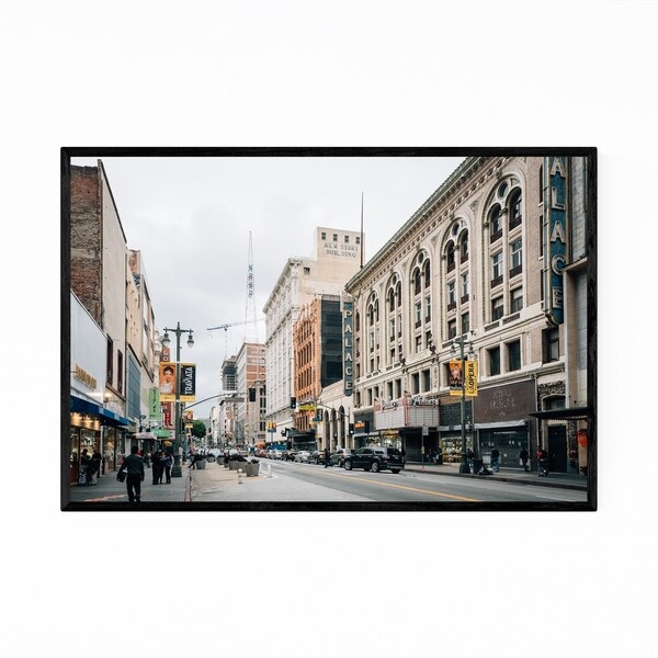 Noir Gallery Downtown Los Angeles Broadway Framed Art Print