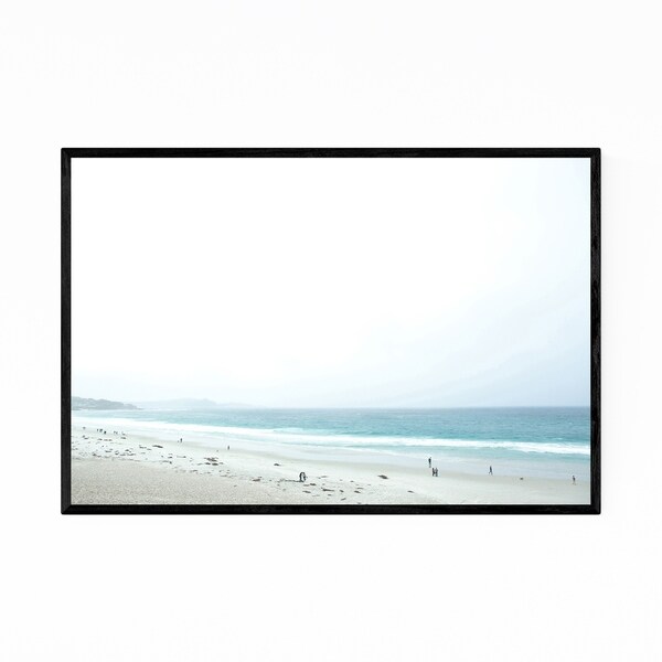 Noir Gallery Carmel California Coastal Minimal Framed Art Print