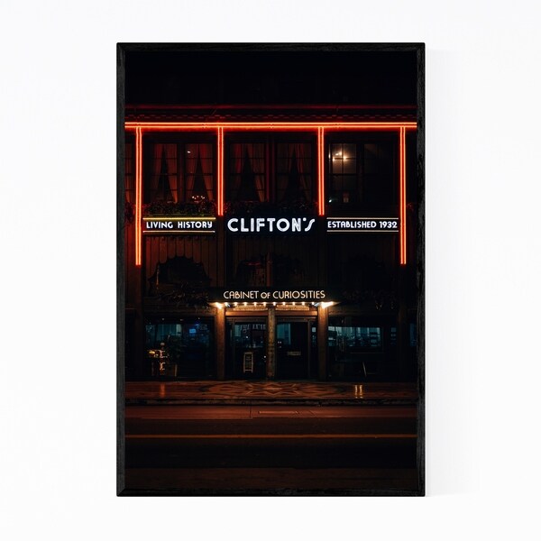 Noir Gallery Clifton's Los Angeles California Framed Art Print