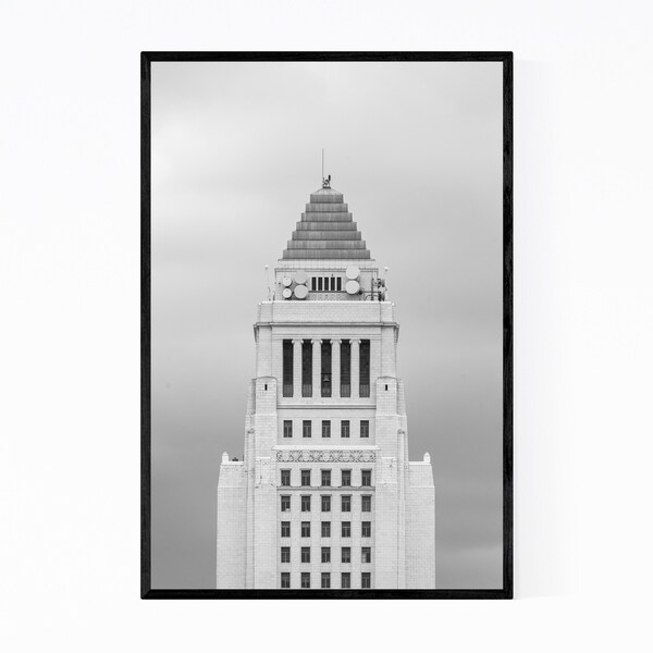 Noir Gallery City Hall Los Angeles California Framed Art Print