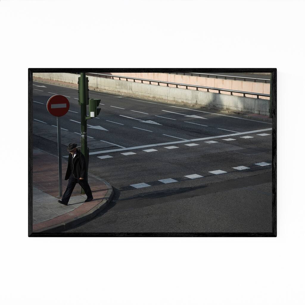 Noir Gallery Urban Street People Photography Framed Art Print
