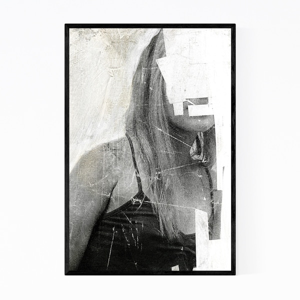Noir Gallery Macabre Black & White Portrait Framed Art Print