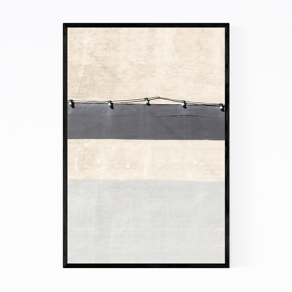 Noir Gallery Gray Minimal Urban Photography Framed Art Print