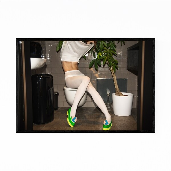 Noir Gallery Funny Feminine Fashion Framed Art Print