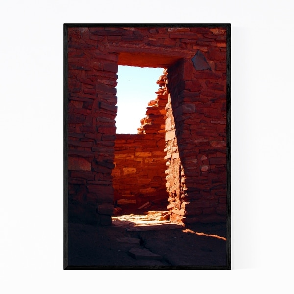 Noir Gallery Native American Ruins Arizona Framed Art Print