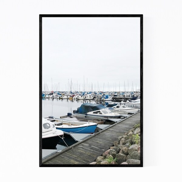 Noir Gallery Marina Coastal Copenhagen Framed Art Print