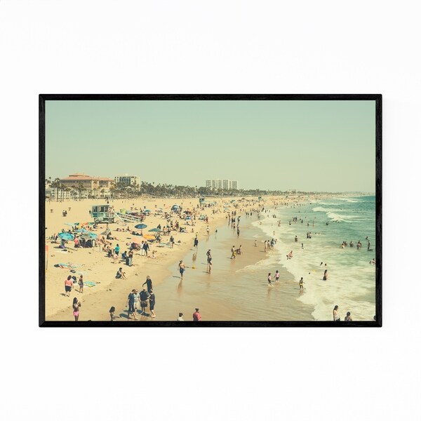 Noir Gallery Santa Monica California Beach LA Framed Art Print