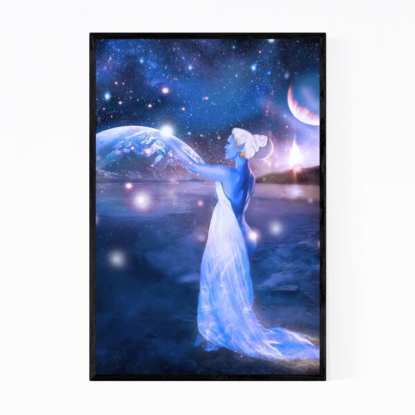 Noir Gallery Feminine Figurative Fantasy Framed Art Print