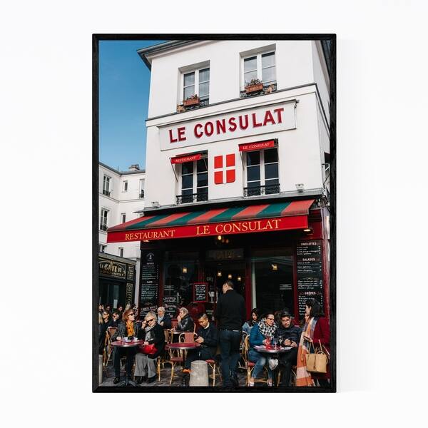 Noir Gallery Le Consulat Paris France Photo Framed Art Print