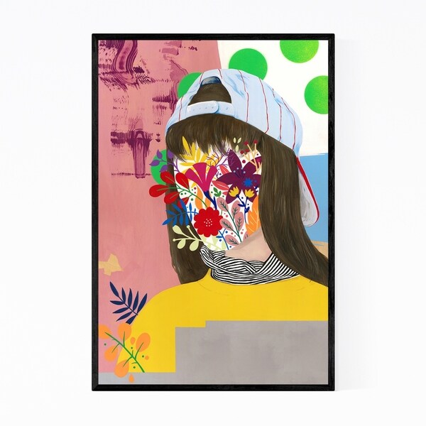 Noir Gallery Feminine Figurative Portrait Framed Art Print