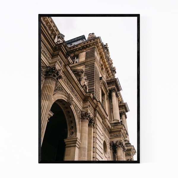 Noir Gallery Louvre Paris France Architecture Framed Art Print