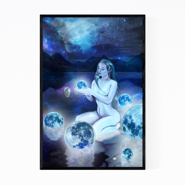 Noir Gallery Feminine Figurative Fantasy Framed Art Print