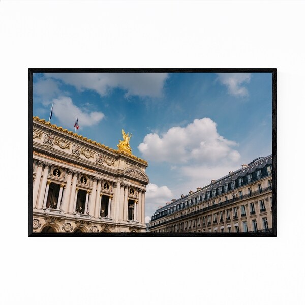 Noir Gallery Paris Opera Architecture Photo Framed Art Print