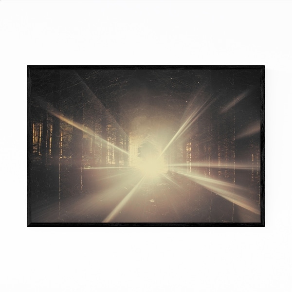 Noir Gallery Forest Woods Abstract Nature Framed Art Print