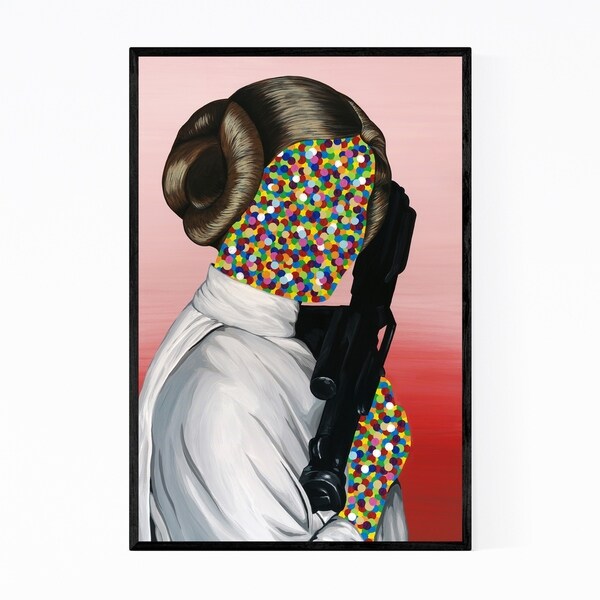Noir Gallery Star Wars Movie Portrait Painting Framed Art Print