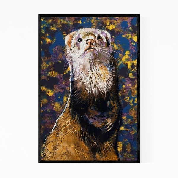 Noir Gallery Panda Ferre Animal Painting Framed Art Print