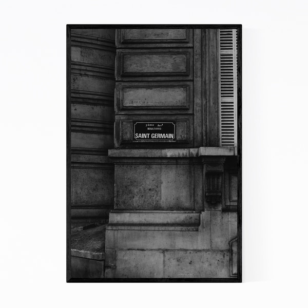 Noir Gallery Paris France Urban Photography Framed Art Print