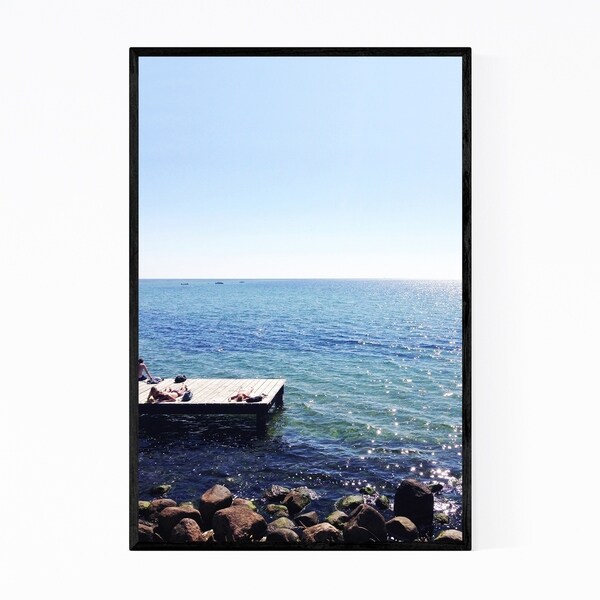Noir Gallery Summer Beach Coastal Nature Framed Art Print
