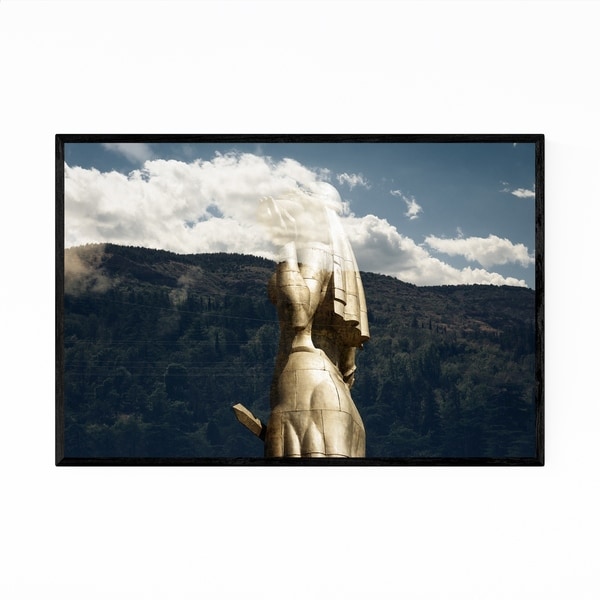 Noir Gallery Statue Landscape Nature Framed Art Print