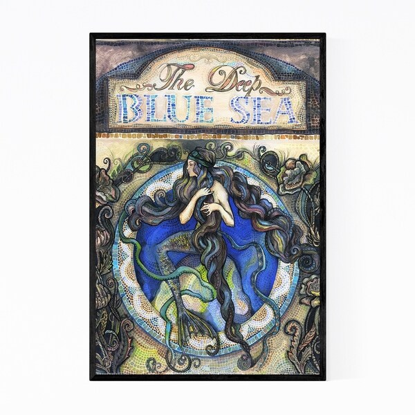 Noir Gallery Mermaid Fantasy Feminine Framed Art Print