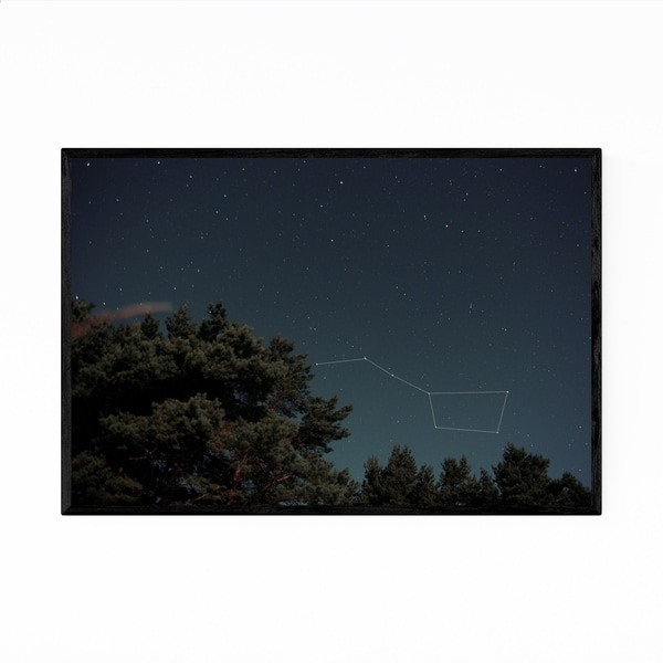 Noir Gallery The Great Bear Constellation Framed Art Print