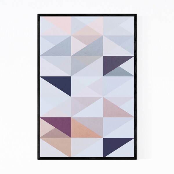 Noir Gallery Geometric Abstract Pattern Framed Art Print