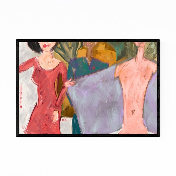 Noir Gallery Feminine Figurative Painting Framed Art Print